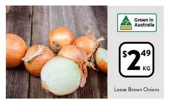 Foodworks Loose Brown Onions offer
