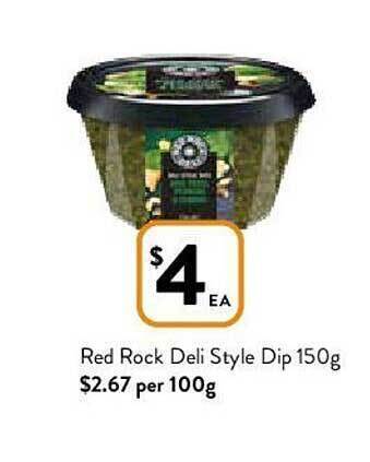 Foodworks Red Rock Deli Style Dip 150g offer