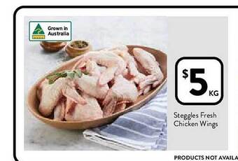Foodworks Steggles Fresh Chicken Wings offer