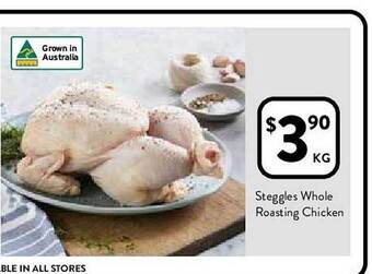 Foodworks Steggles Whole Roasting Chicken offer
