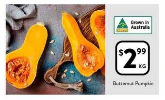 Foodworks Butternut Pumpkin offer
