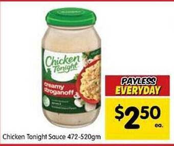 Spar Chicken Tonight Sauce 472-520gm offer