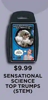 Dymocks Sensational Science Top Trumps (stem) offer
