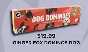Ginger Fox Dominos Dog