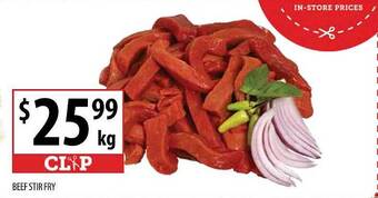 Supabarn Beef Stir Fry offer