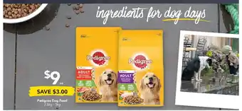 Drakes Pedigree Dog Food 2.5kg - 3 kg offer