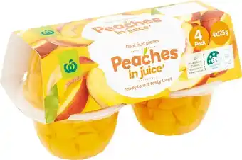Woolworths Woolworths Fruits in Juice 4 x 125g offer