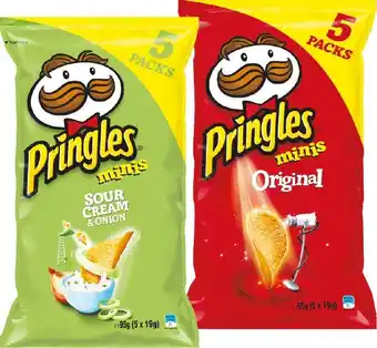 Woolworths Pringles Minis Multipack Chips 95g Pk 5 offer