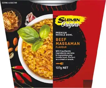 Woolworths Suimin Origins Bowls 122-137g offer