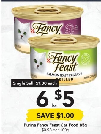 Drakes Purina Fancy Feast Cat Food 85g offer
