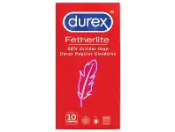 Durex Fetherlite Regular Condoms 10 Pack