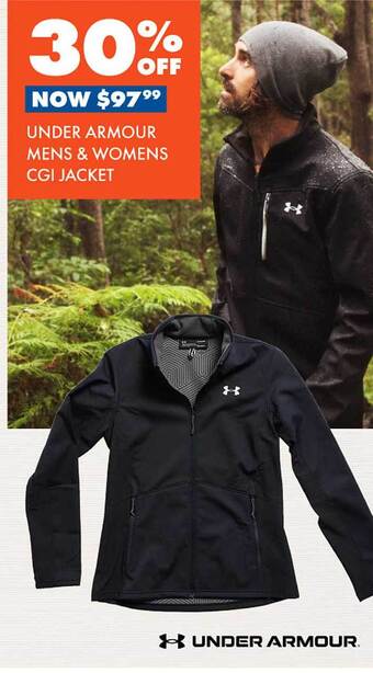 BCF Under Armour Mens & Womens CGI Jacket offer