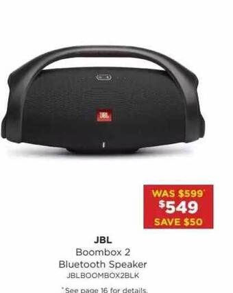 Jbl Boombox 2 Bluetooth Speaker