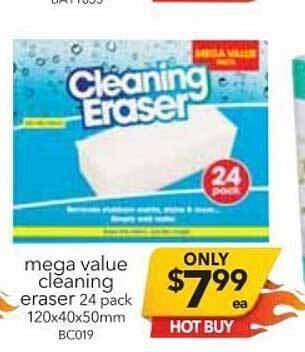 Cheap as Chips Mega Value Cleaning Eraser offer
