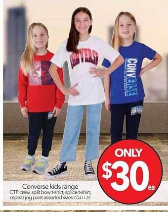 Cheap as Chips Converse Kids Range offer
