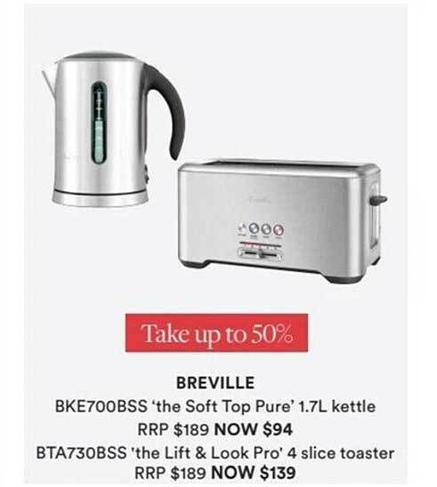 Soft Top Pure' 1.7l Kettle Bta730bss 