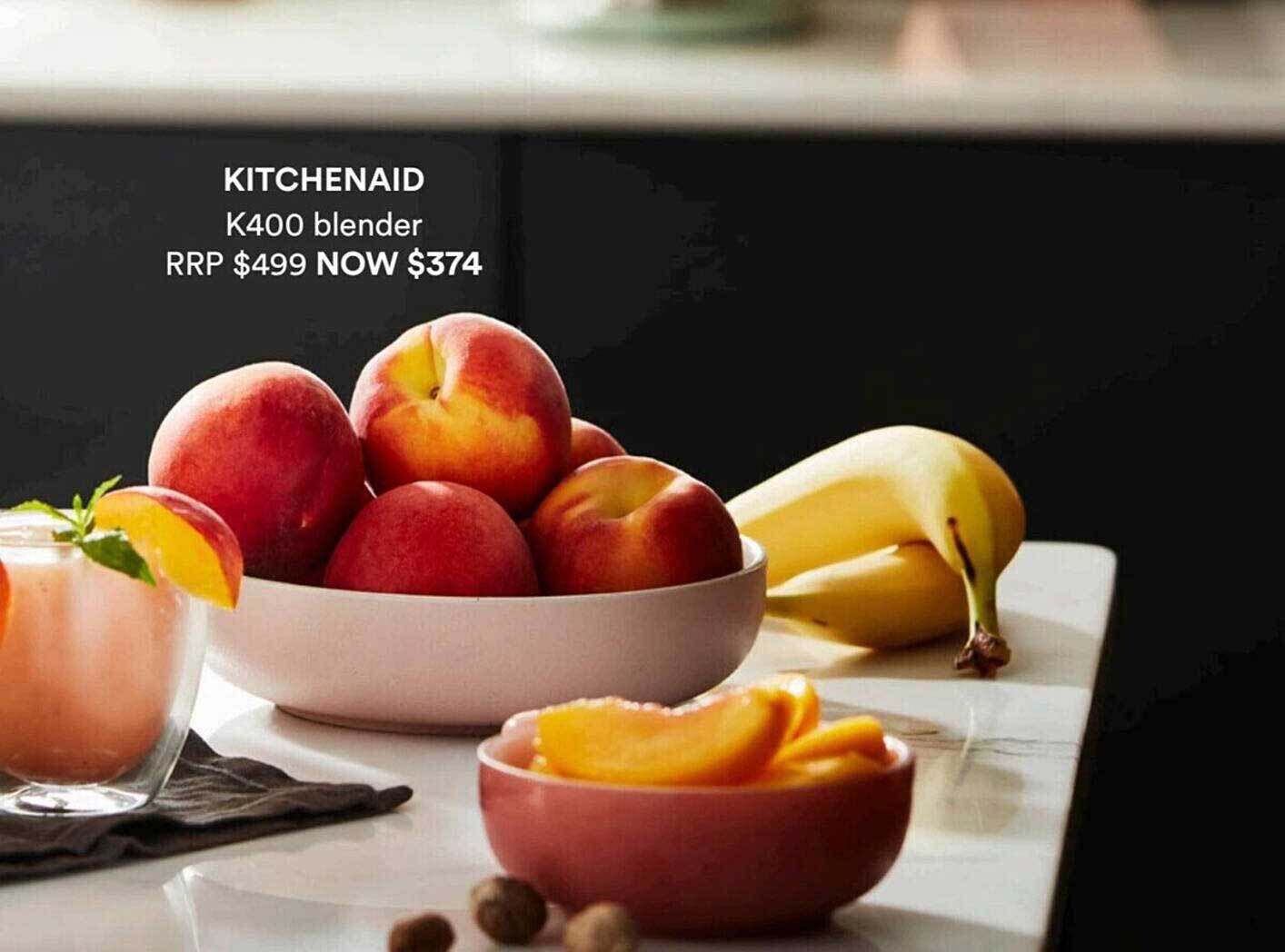 Kitchenaid K400 Blender offer at David Jones