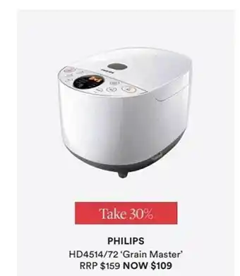 David Jones Philips Hd4514 72 'grain Master' offer