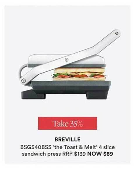 breville toast and melt sandwich press