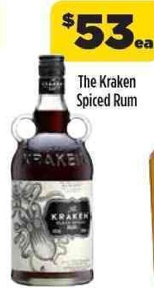 Liquorland The Kraken Spiced Rum offer