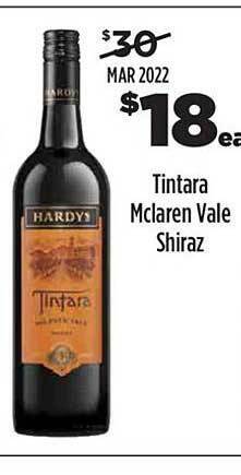 Liquorland Tintara Mclaren Vale Shiraz offer