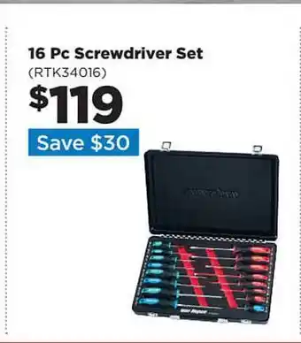 Repco 16 Pc Screwdriver Set offer