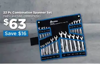Repco 22 Pc Combination Spanner Set offer