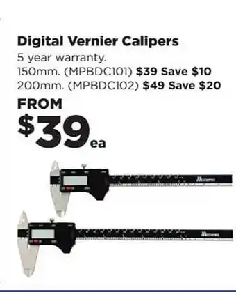 Digital Vernier Calipers