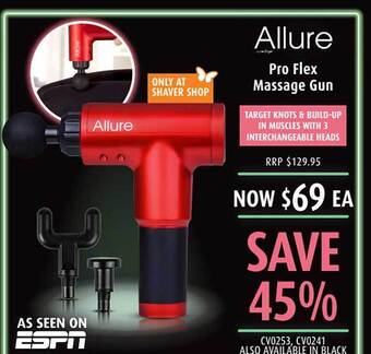 Shaver Shop Allure Pro Flex Massage Gun offer