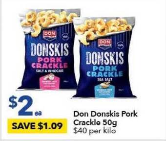 Ritchies Don Donskis Pork Crackle offer
