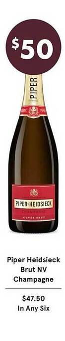 Piper Heidsieck Brut Nv Champagne