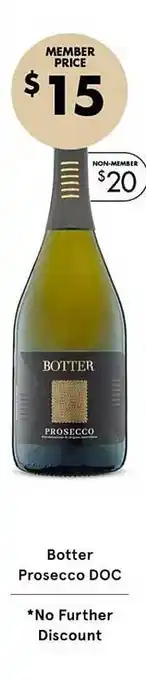 Vintage Cellars Botter Prosecco Doc offer