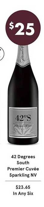 Vintage Cellars 42 Degrees South Premier Cuvée Sparkling Nv offer