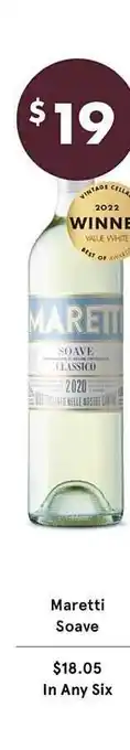 Vintage Cellars Maretti Soave offer