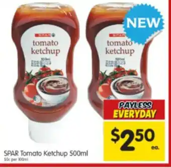 SPAR Tomato Ketchup 500mL