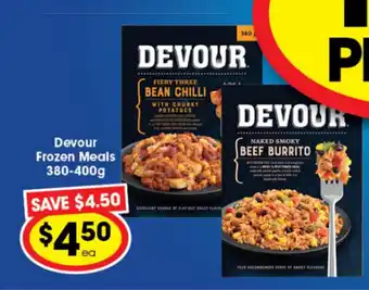Devour Frozen Meals 380-400g