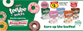 Ritchies Arnott's Tee Vee Snacks 165g offer