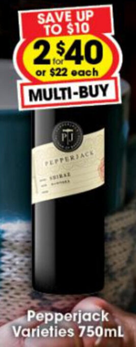 Ritchies Pepperjack Varieties 750mL offer
