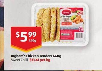 ALDI Ingham's Chicken Tenders 440g offer