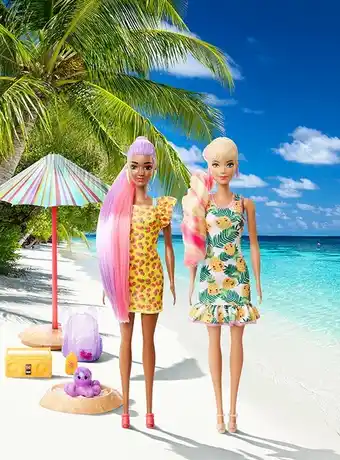 Myer Barbie Assorted Ultimate Colour Reveal Foam Fun Dolls offer