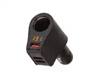 Jaycar Electronics Car Adaptor with 3 x USB ports and Voltmeter offer