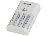 Jaycar Electronics Panasonic Ni-Mh Battery Charger with 4 Eneloop Batteries offer