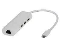 Jaycar Electronics USB 3.0 Ethernet Converter with 3 x USB Ports offer