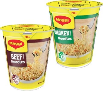 IGA Maggi Cup Noodles 58-65g Selected Varieties offer