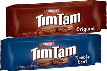 IGA Arnott's Chocolate Tim Tam Biscuits 165-200g Selected Varieties offer