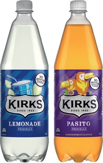 IGA Kirks 1.25 Litre Selected Varieties offer