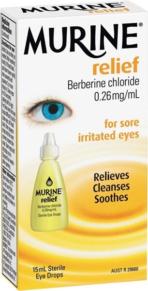 IGA Murine Relief Eye Drops 15mL** Selected Varieties offer