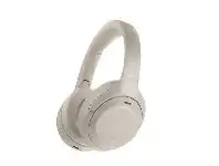 Bing Lee Sony Wireless Noise Cancelling Over-Ear Headphones - Silver offer