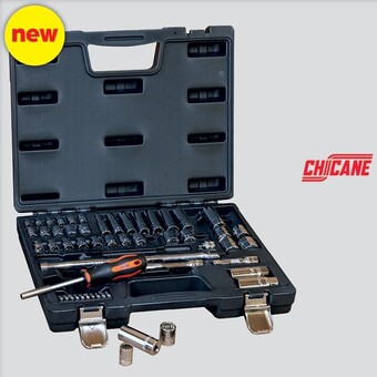 Autopro Chicane 56Pce 1/4” Dr. & 3/8” Dr. Socket Set offer