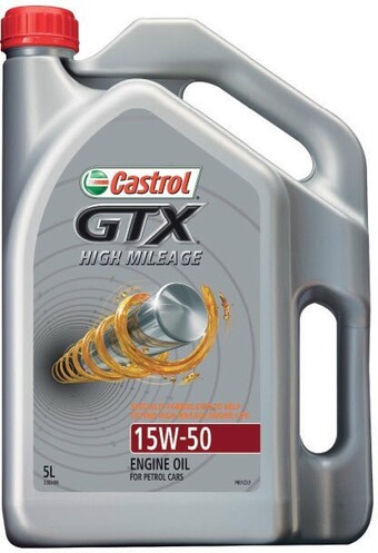 Autopro Castrol GTX High Mileage 15W50 5LT offer